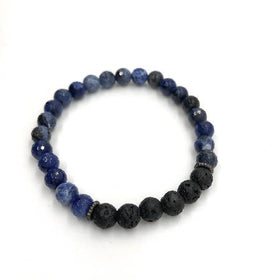 "RATIONAL ME". Sodalite Diffuser Bracelet