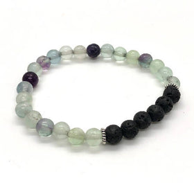 "FOCUSED ME" Fluorite Diffuser Bracelet