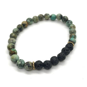 "CHANGE ME" African Turquoise Diffuser Bracelet