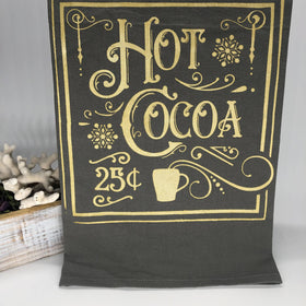 Hot Coco Flour Sack Tea Towel